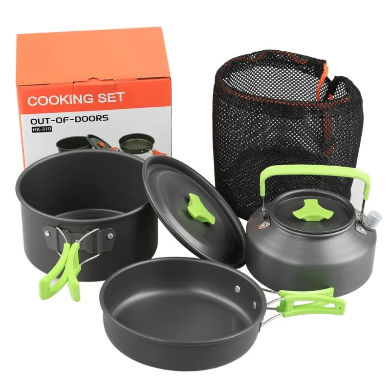 Camping Cooking Full Set - Camping Cooking Set, Outdoor Kitchenware Set,