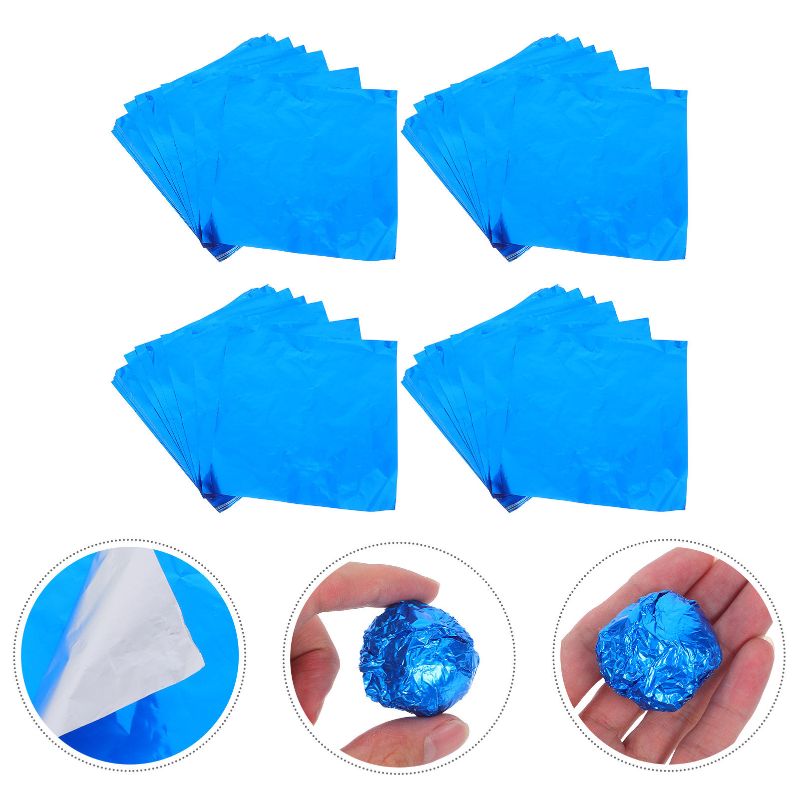 Aluminum Foil Heavy Duty - 100Pcs Food Packaging Aluminum Foil Heavy