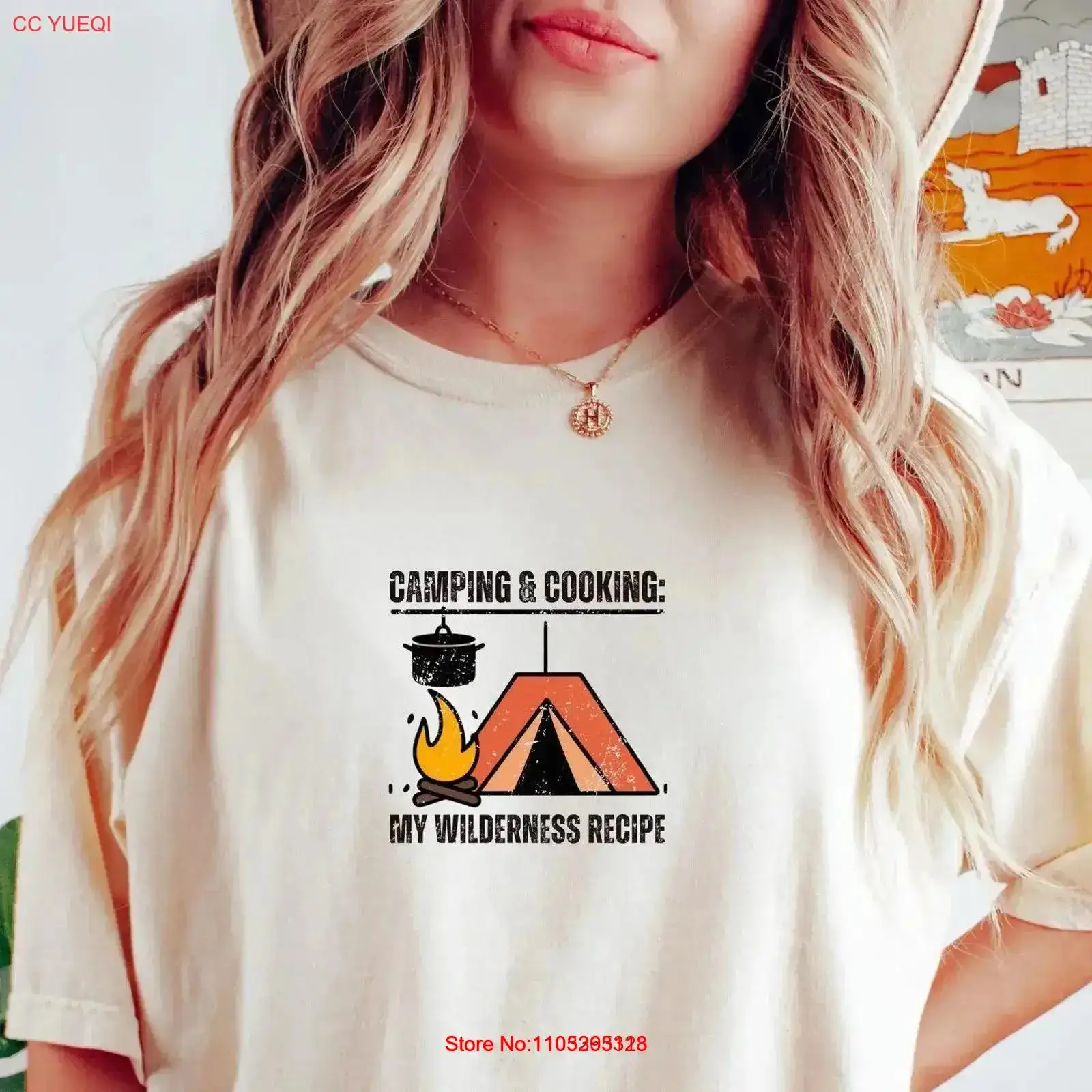 Camping Cooking Gifts - Cooking camping T shirt outdoor gift