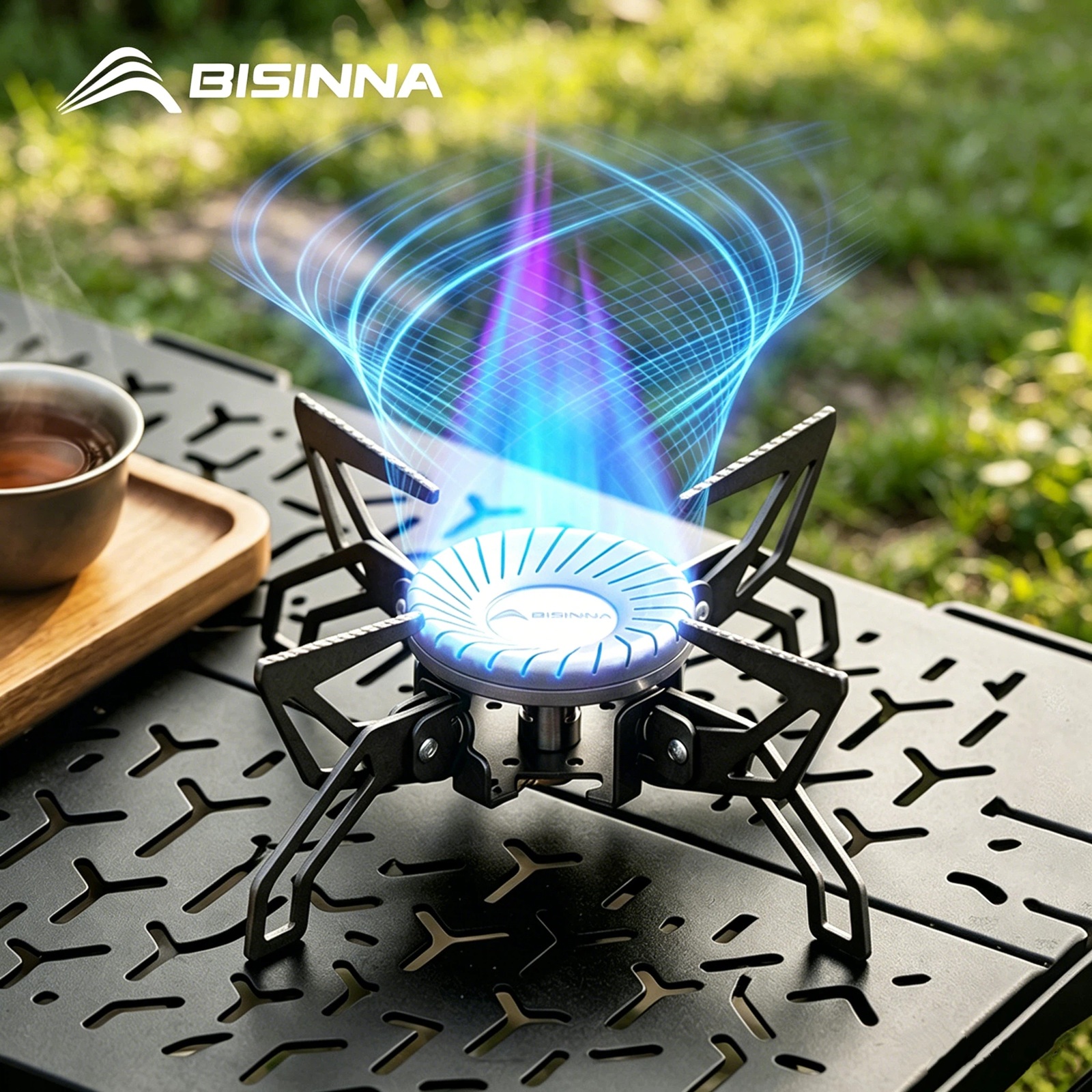 Camping Cooking No Gas - BISINNA Camping Stove 4000W High Power