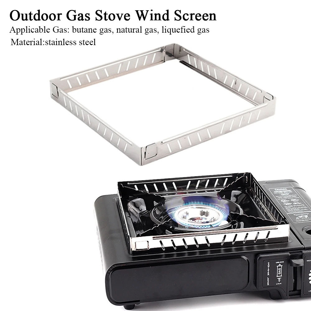 Outdoor Gas Stove Wind Screen  – Camping Cooking Heater recenzja i cena