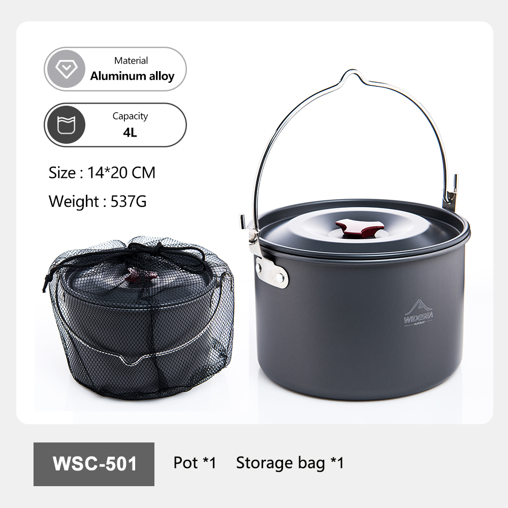 Widesea Hard Anodized Aluminum – Camping Cooking Equipment recenzja i cena