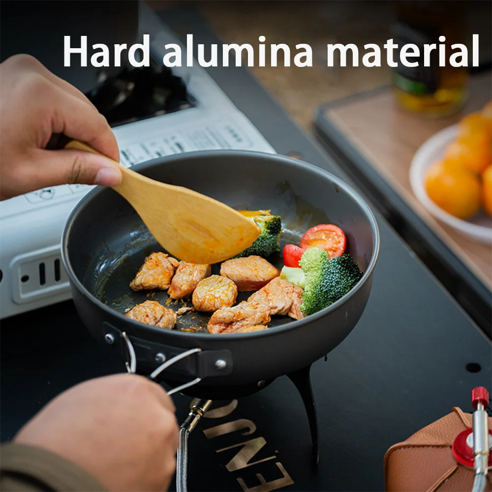 Outdoor large capacity cooking – Nesting Camping Cooking Set recenzja i cena