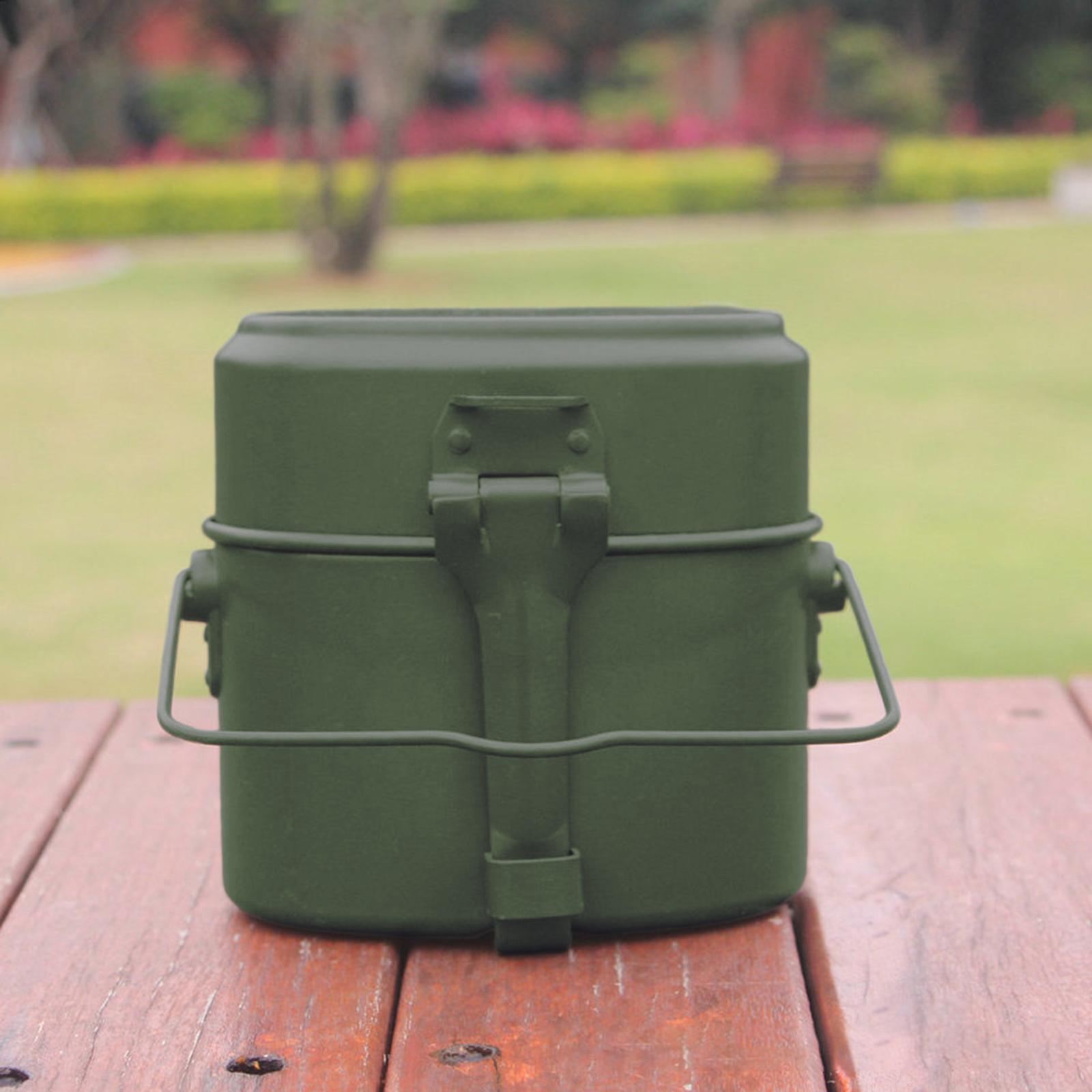 3Pcs/Set Lunch Box Aluminum Po – Camping Cooking Mess Kit recenzja i cena