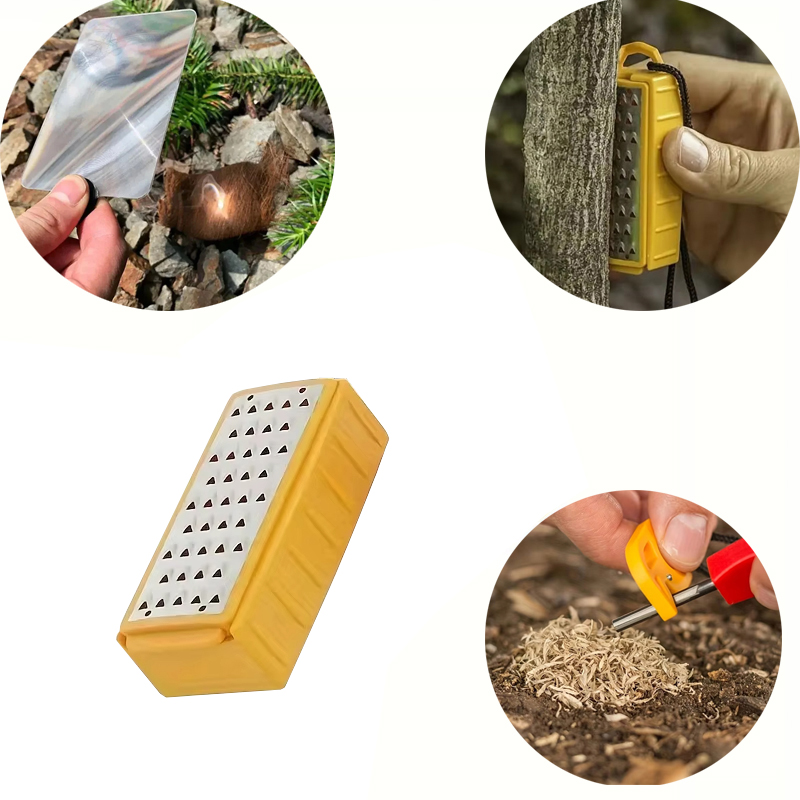 Outdoor Magnifying Glass Card  – Camping Cooking Fire recenzja i cena