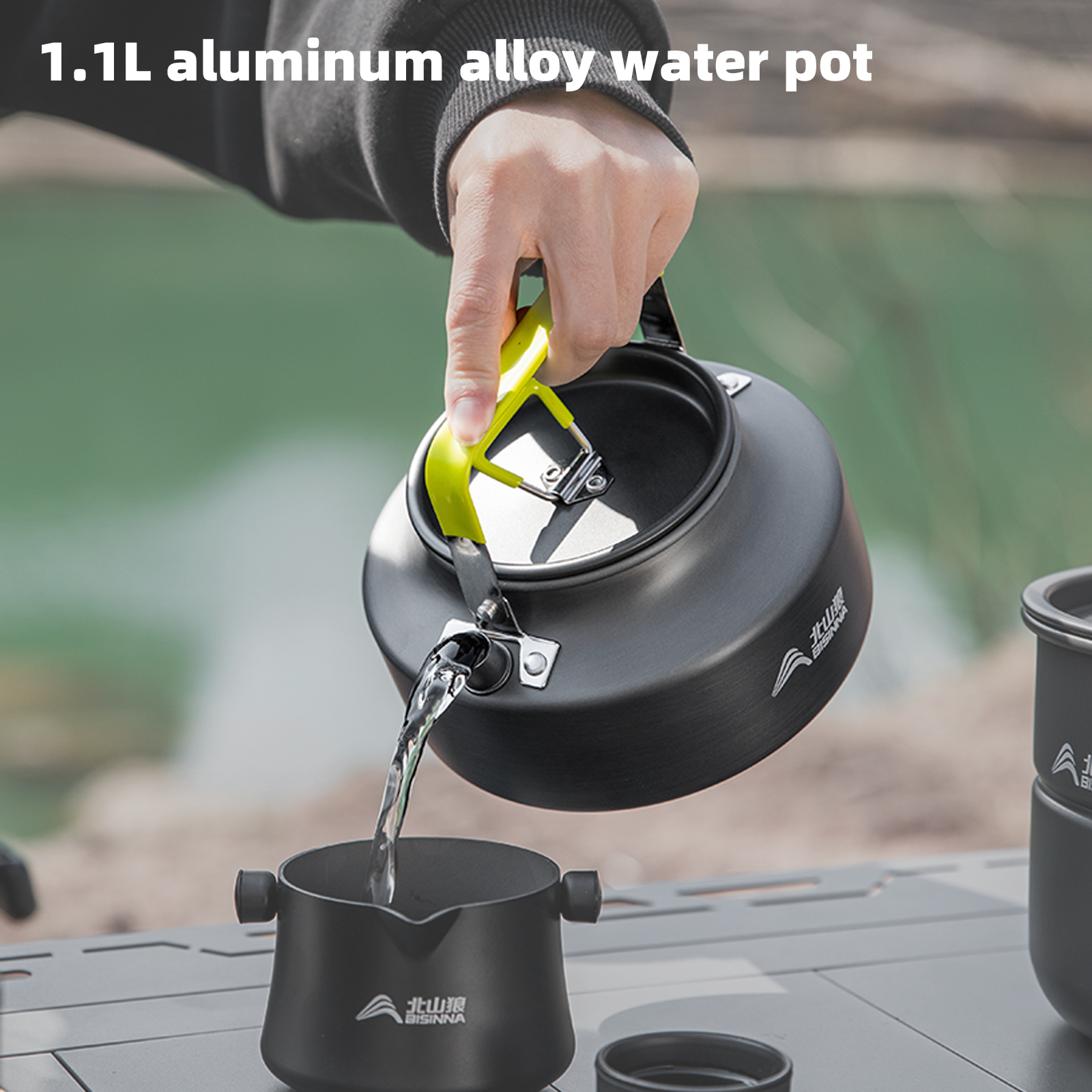 BISINNA Camping Cookware Set A – Nesting Camping Cooking Set recenzja i cena