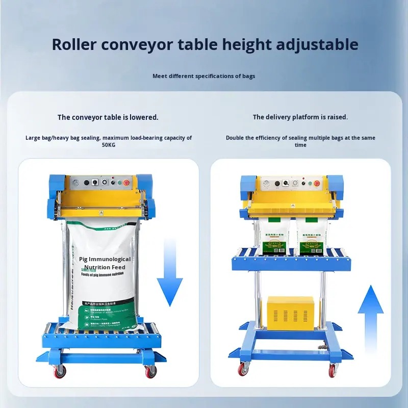 Pneumatic Vertical Foot Sealer – Aluminum Foil Heavy Duty recenzja i cena