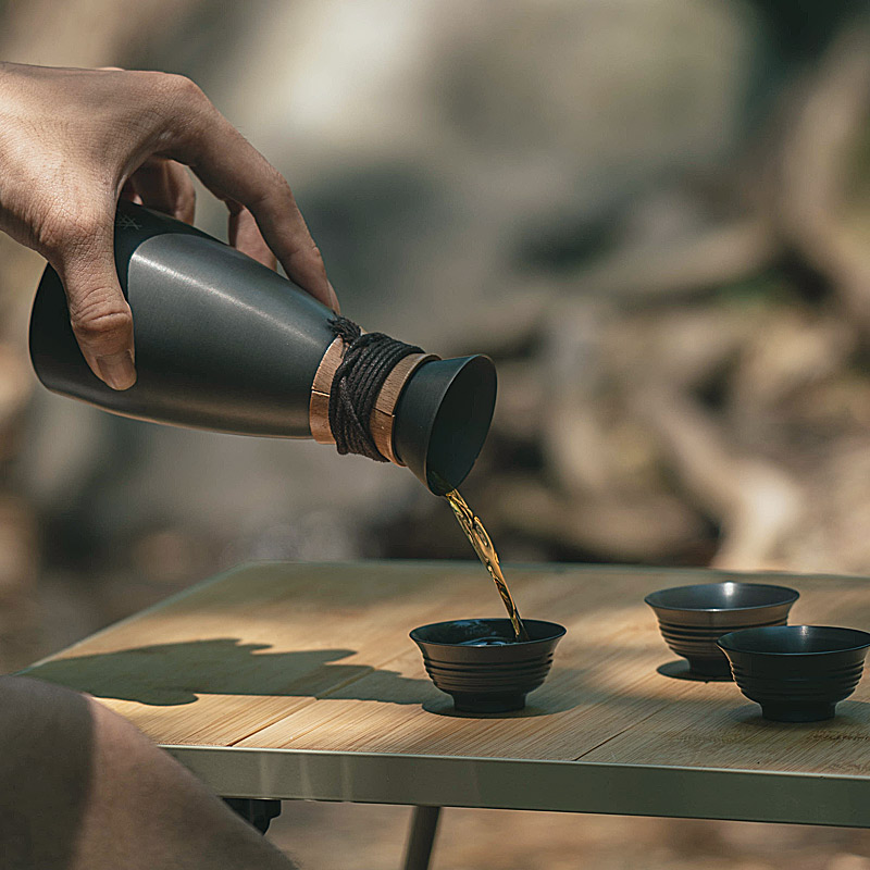Outdoor Camping Wine Set ALOCS – Vintage Camping Cooking Set recenzja i cena
