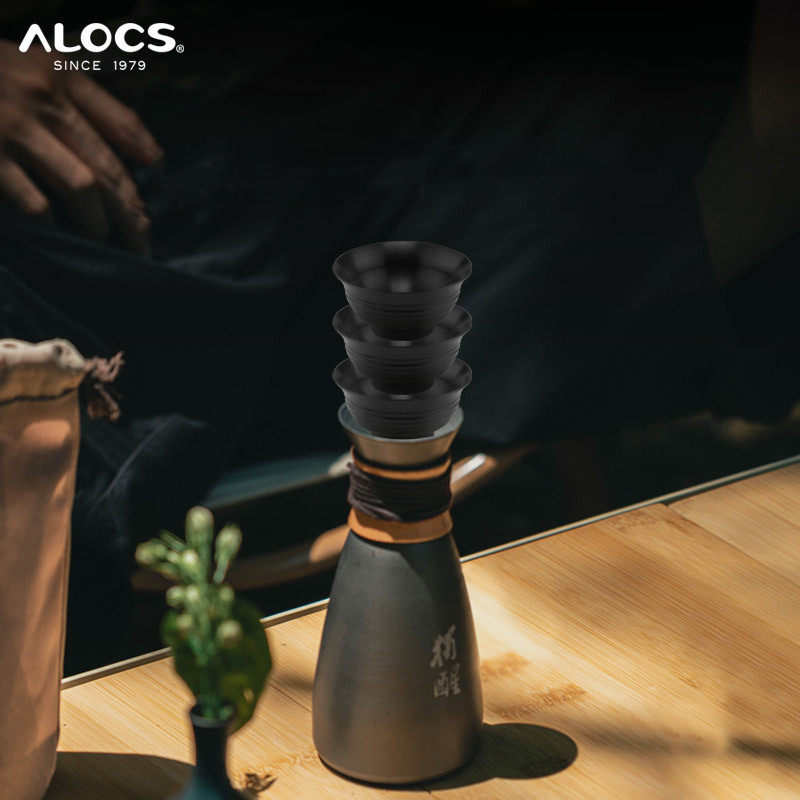 Outdoor Camping Wine Set ALOCS – Vintage Camping Cooking Set recenzja i cena