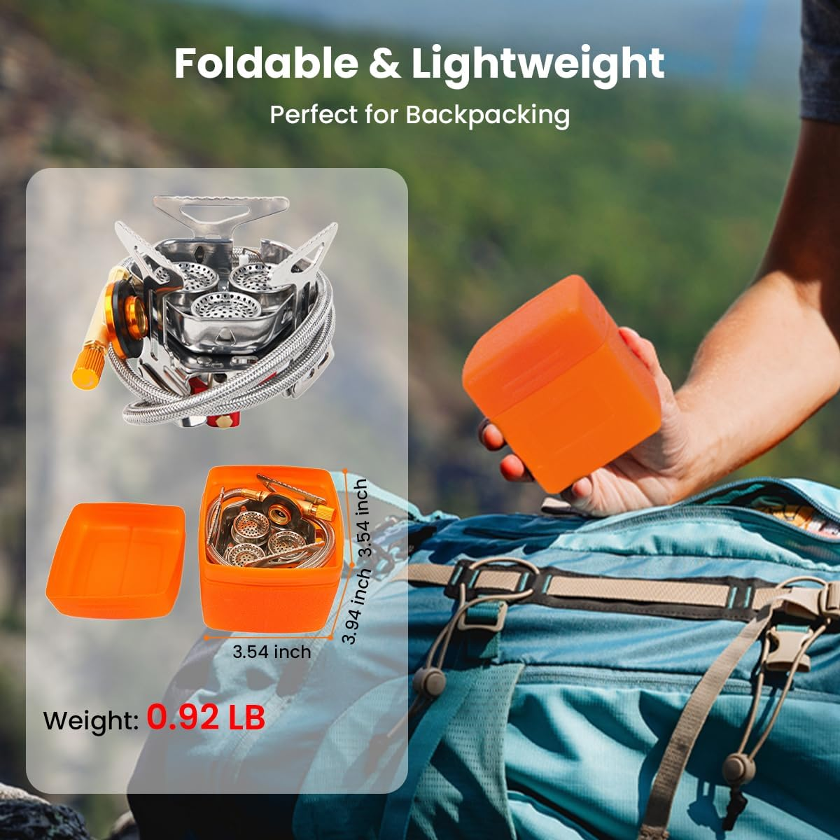 Outdoor Portable Burner Travel – Camping Cooking Food recenzja i cena