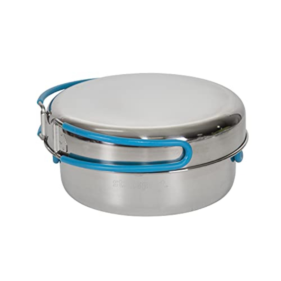 Stainless Steel Camping Cookwa – Nesting Camping Cooking Set recenzja i cena