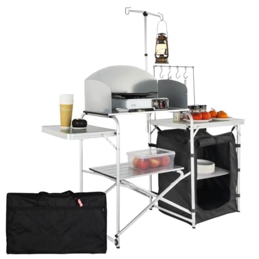 Camping Kitchen Table, Folding – Camping Cooking Kitchen recenzja i cena