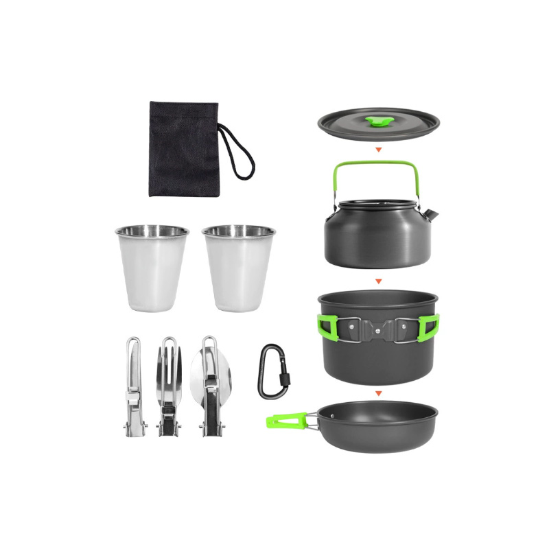 DS-308 Outdoor large capacity  – Nesting Camping Cooking Set recenzja i cena