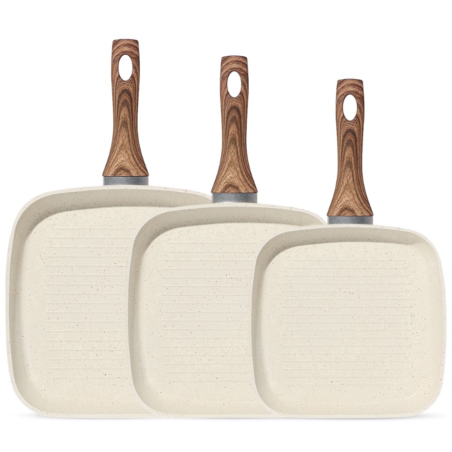 Non-Stick Cookware Set Square  – Camping Cooking Gifts recenzja i cena