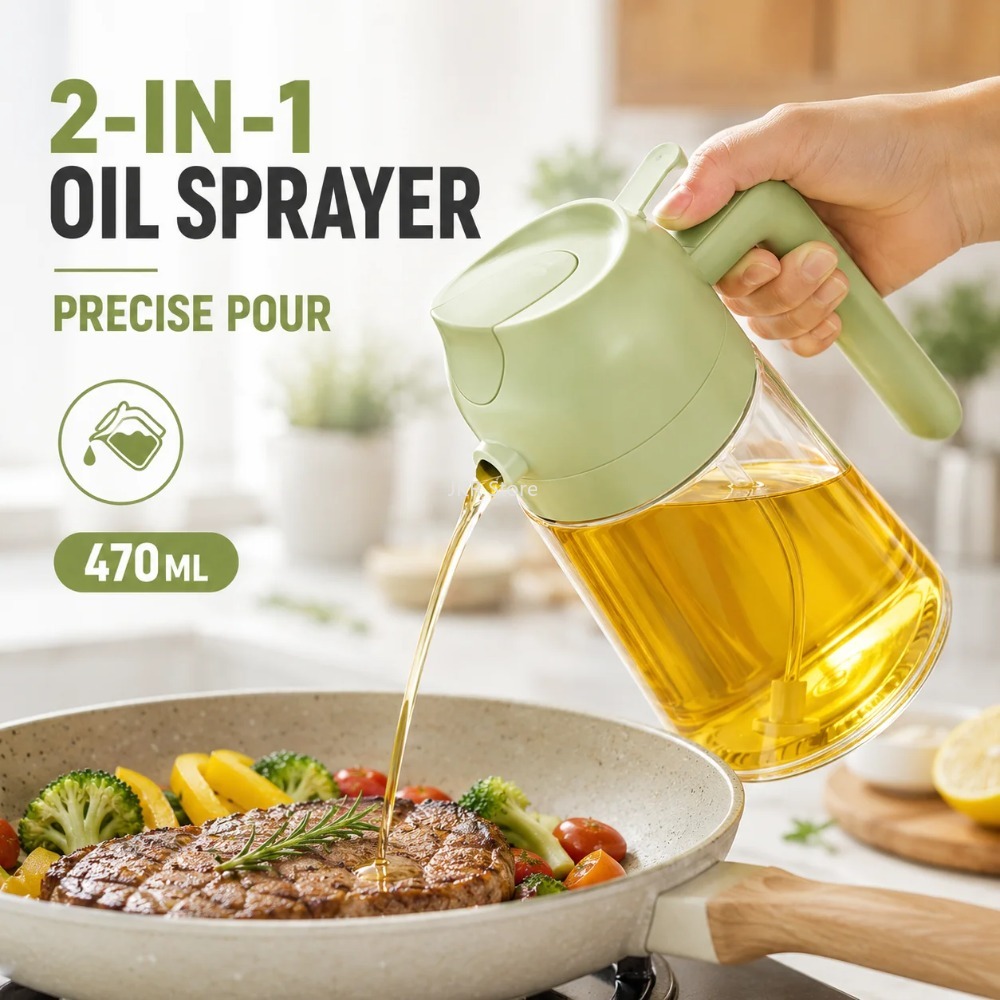 2 in 1 Olive Oil Sprayer Dispe – Camping Cooking Kitchen recenzja i cena