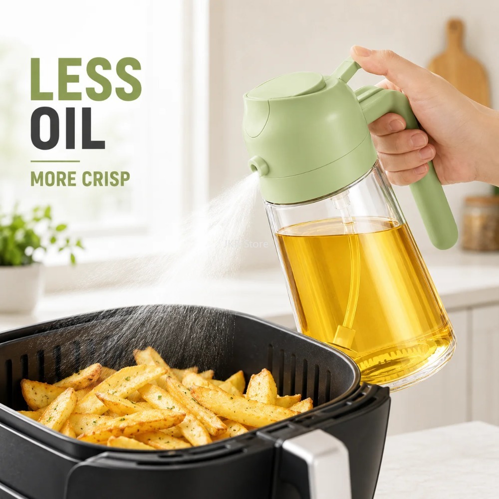 2 in 1 Olive Oil Sprayer Dispe – Camping Cooking Kitchen recenzja i cena