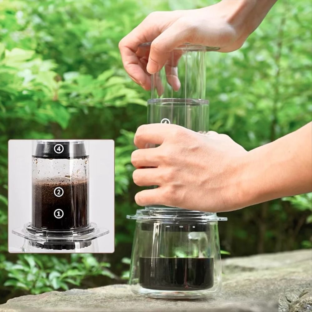 Portable Coffee Kettle French  – Camping Cooking Gear recenzja i cena
