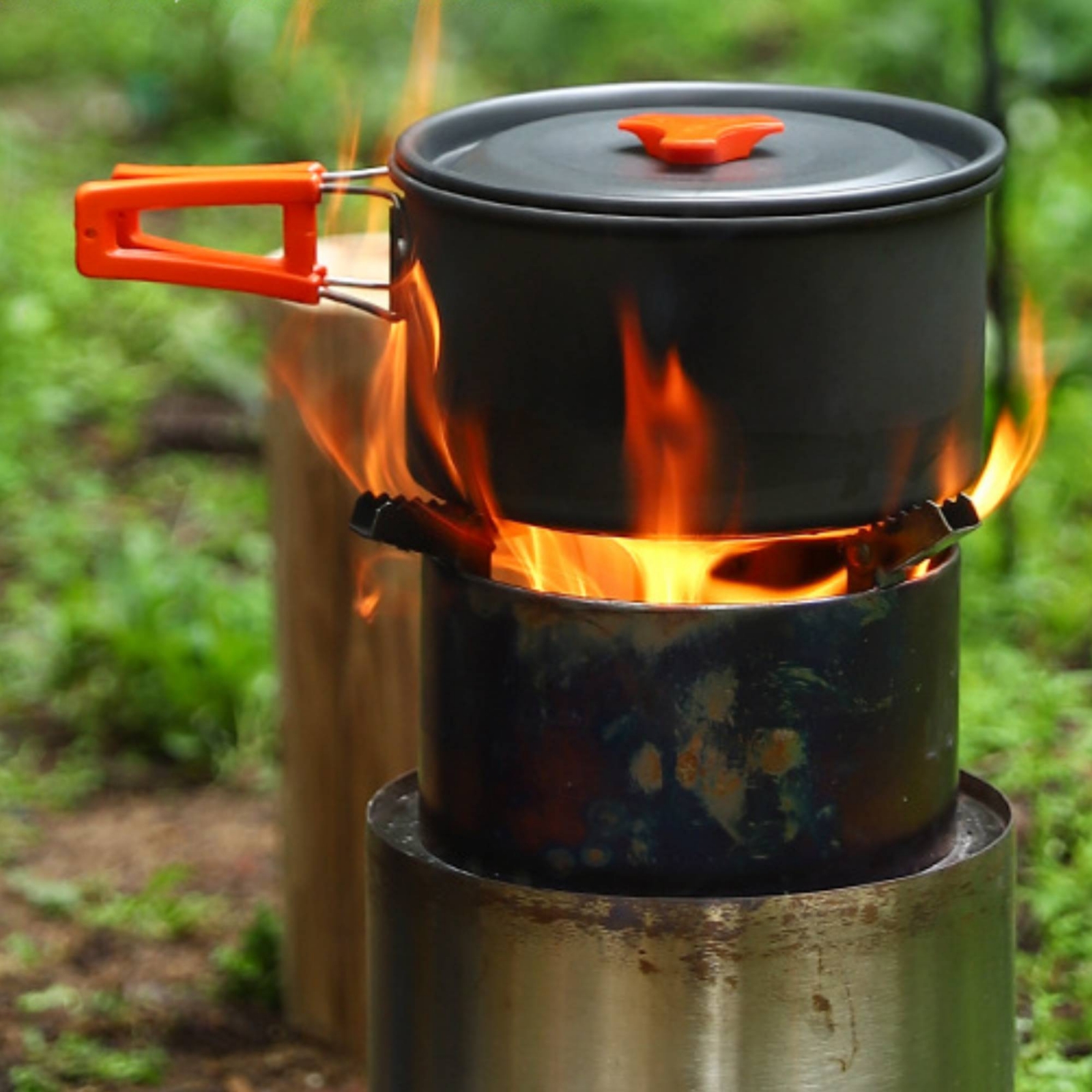 Camping Pot and Kettle Set Nes – Nesting Camping Cooking Set recenzja i cena