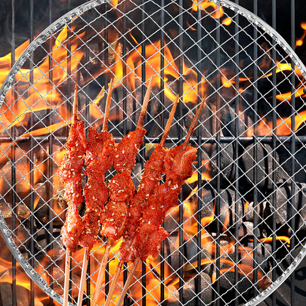 10Pcs Bbq Grill Mesh Fire Pit  – Camping Cooking Grate recenzja i cena