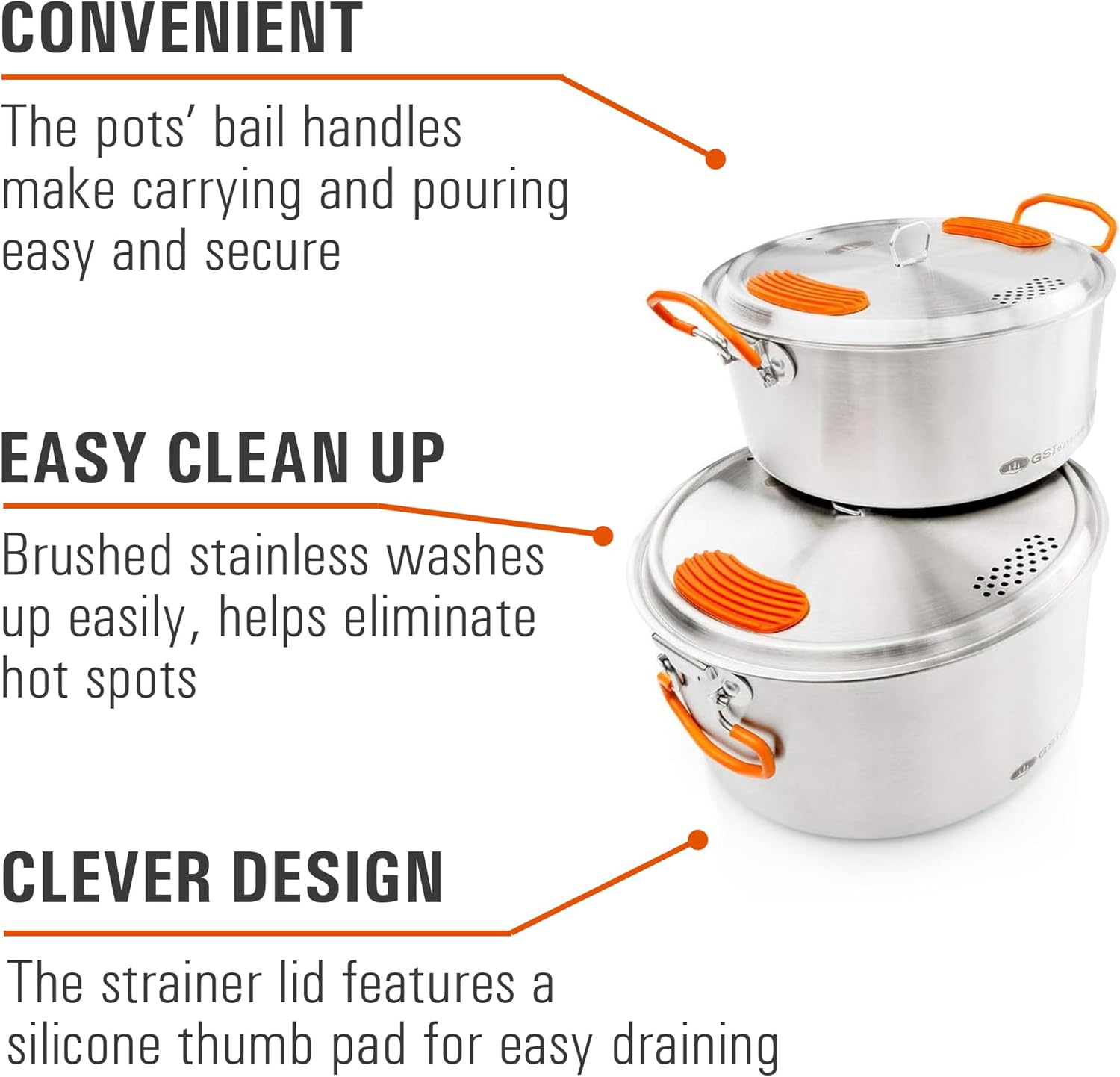 Stainless Steel Camping Cook S – Nesting Camping Cooking Set recenzja i cena