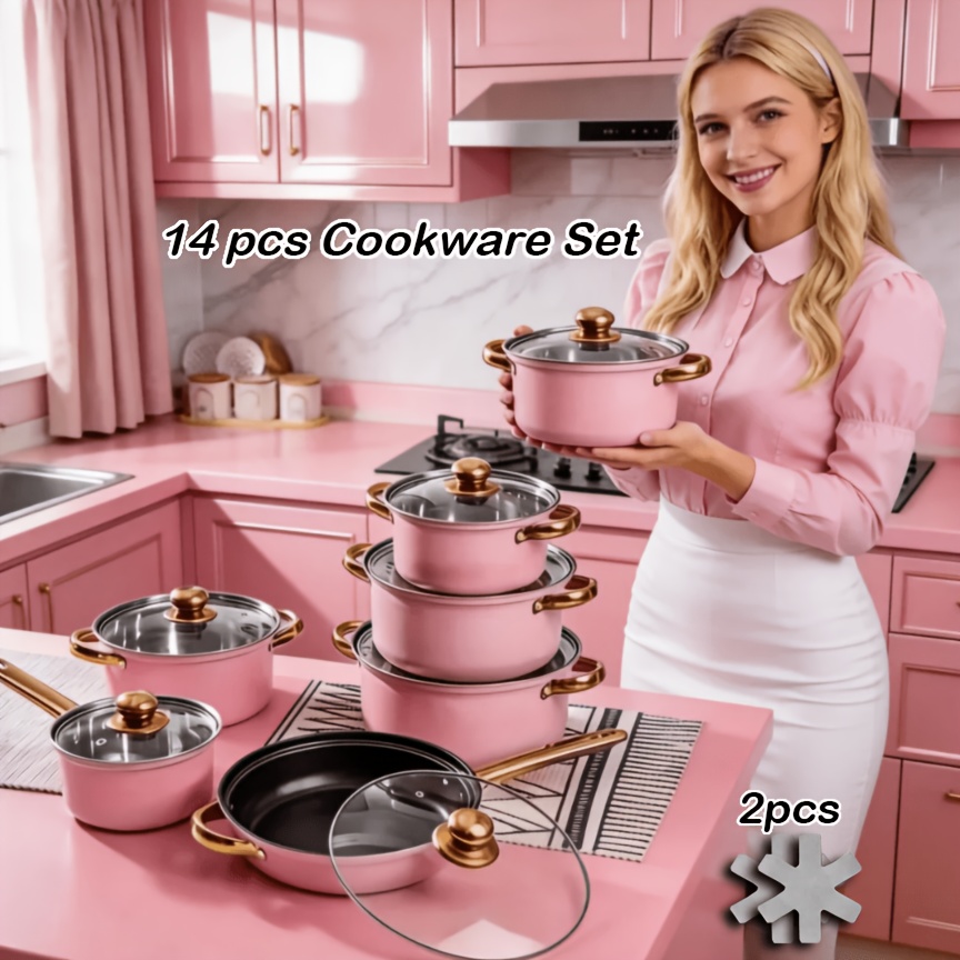 14pcs Stainless Steel Cookware – Camping Cooking Gifts recenzja i cena
