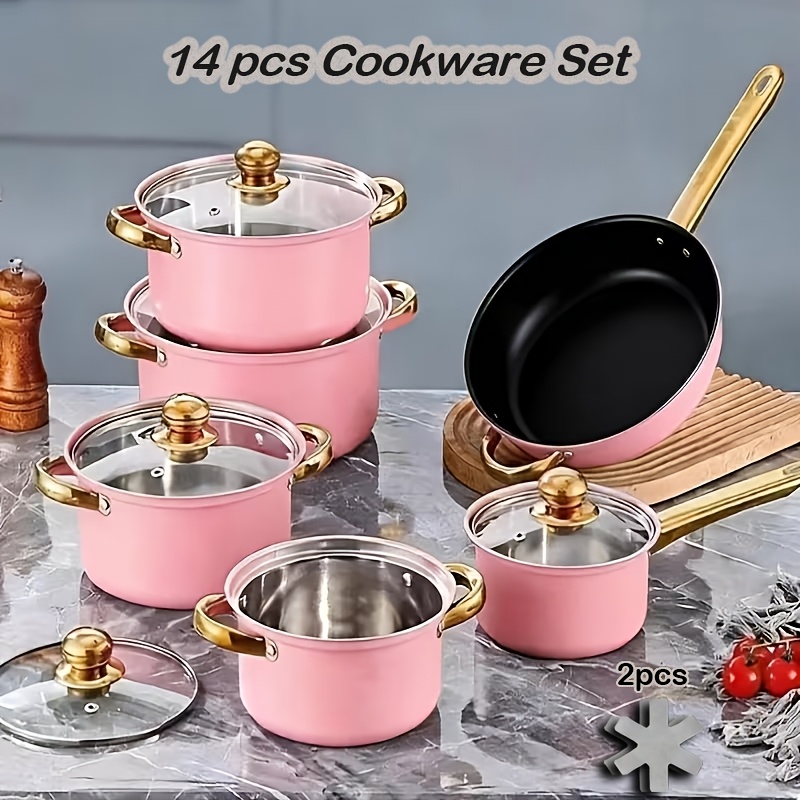 14pcs Stainless Steel Cookware – Camping Cooking Gifts recenzja i cena