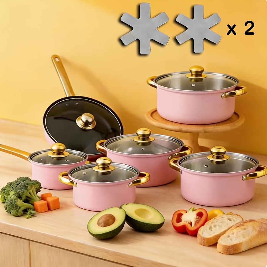 14pcs Stainless Steel Cookware – Camping Cooking Gifts recenzja i cena