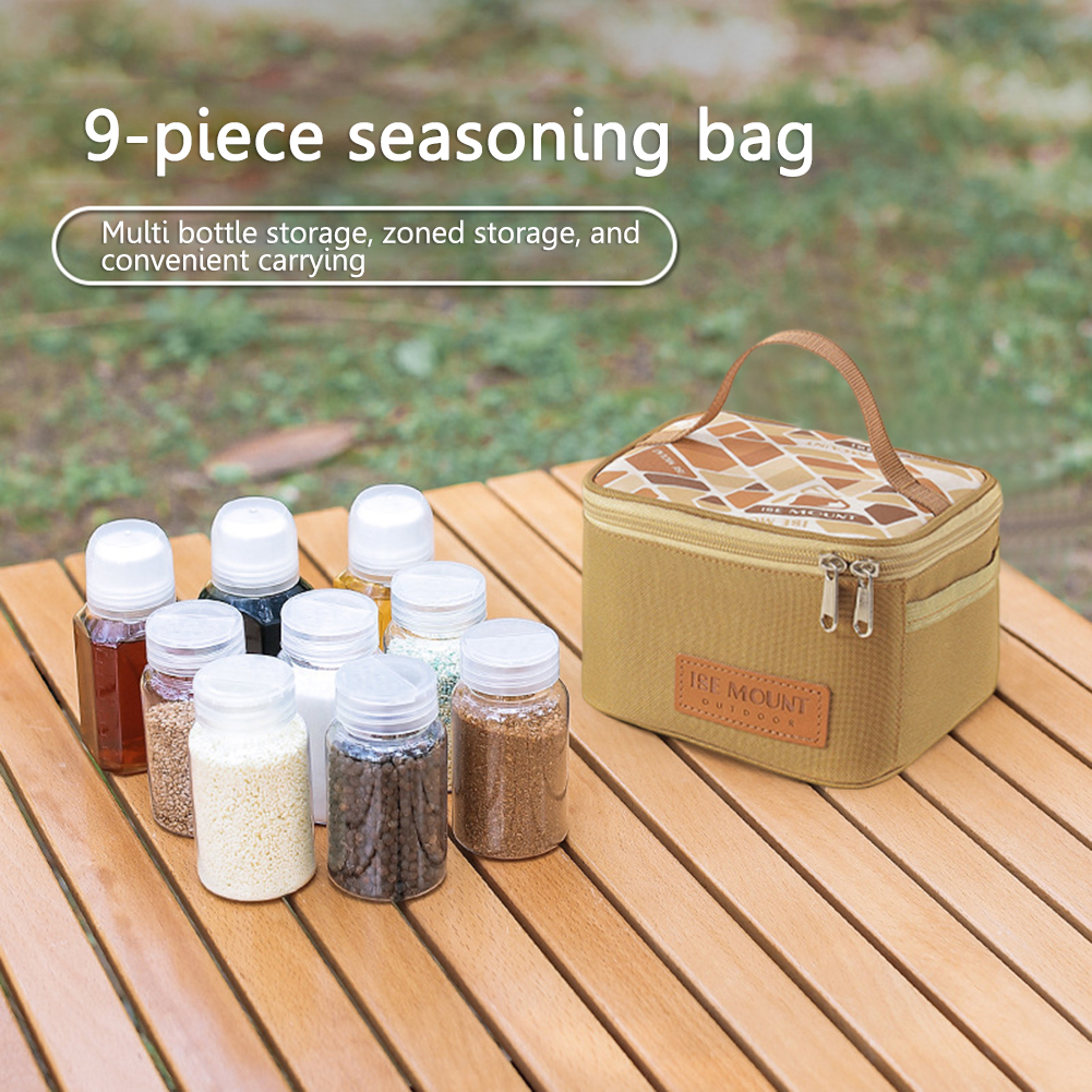 Seasoning Bottle Set Storage B – Camping Cooking Gear recenzja i cena