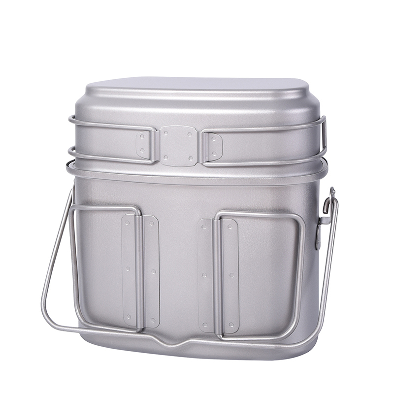 1.5L Outdoor Military Canteen  – Camping Cooking Mess Kit recenzja i cena