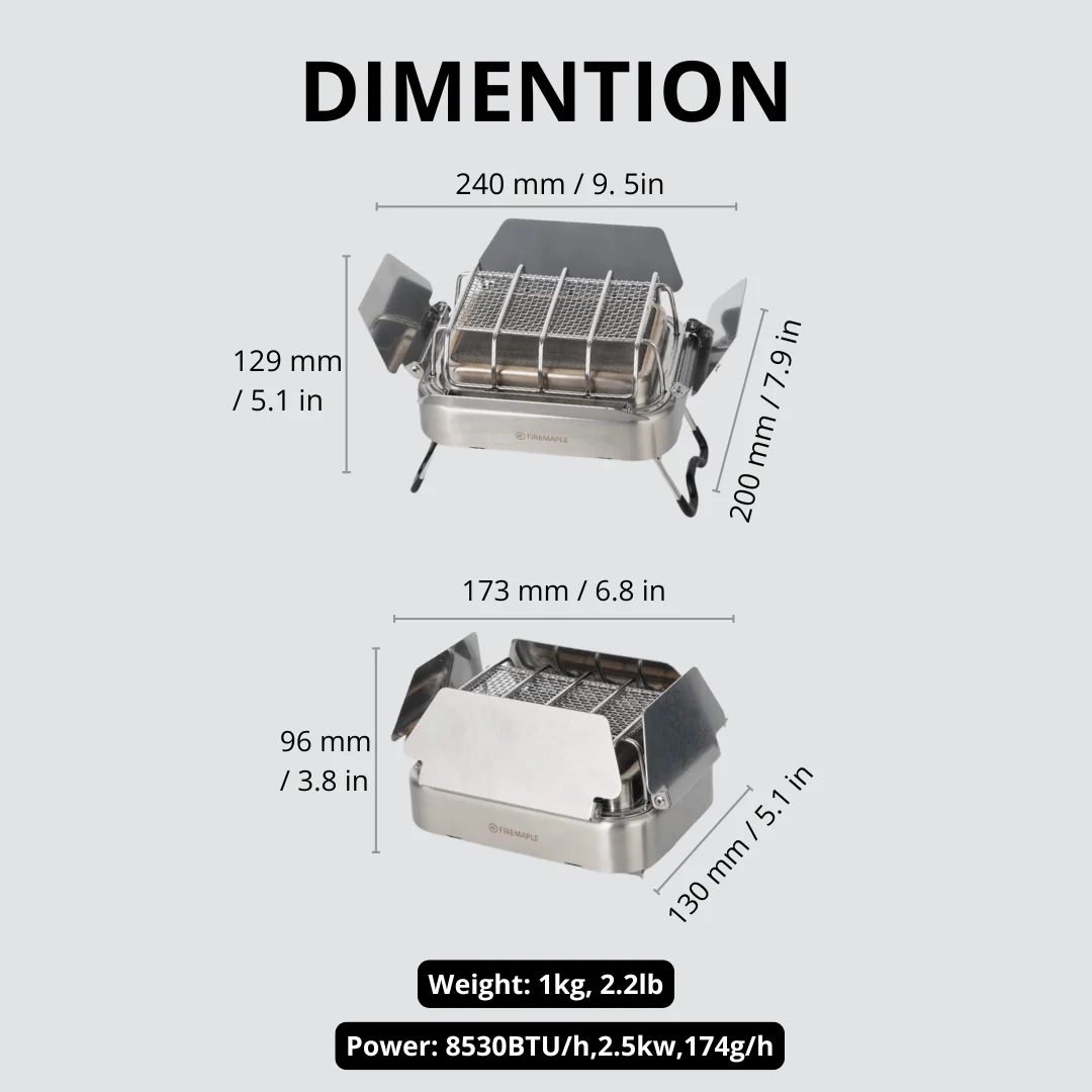 Fire-Maple Sunflower X Gas Cam – Camping Cooking Heater recenzja i cena