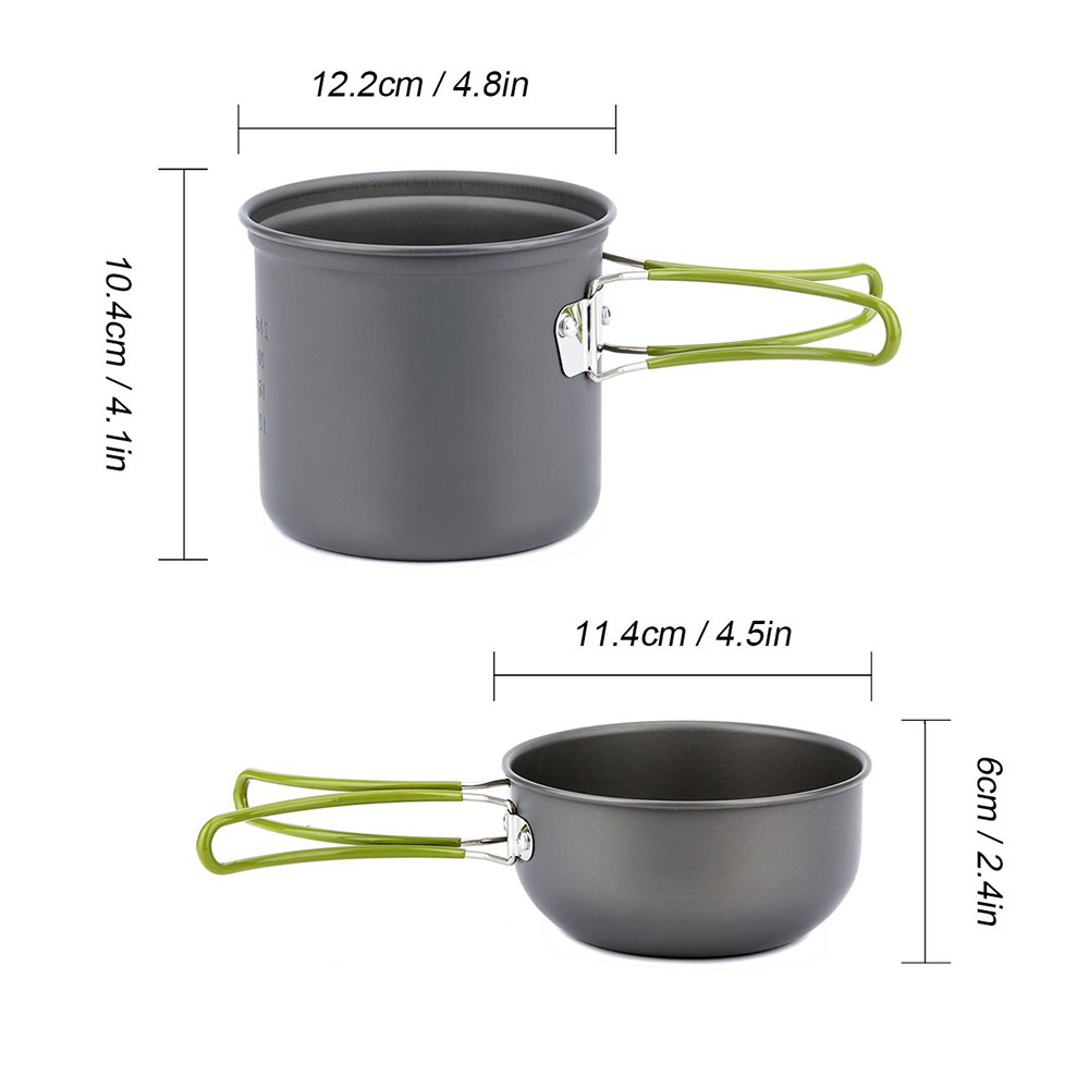 Ultralight Camping Pots Cookwa – Camping Cooking Full Set recenzja i cena