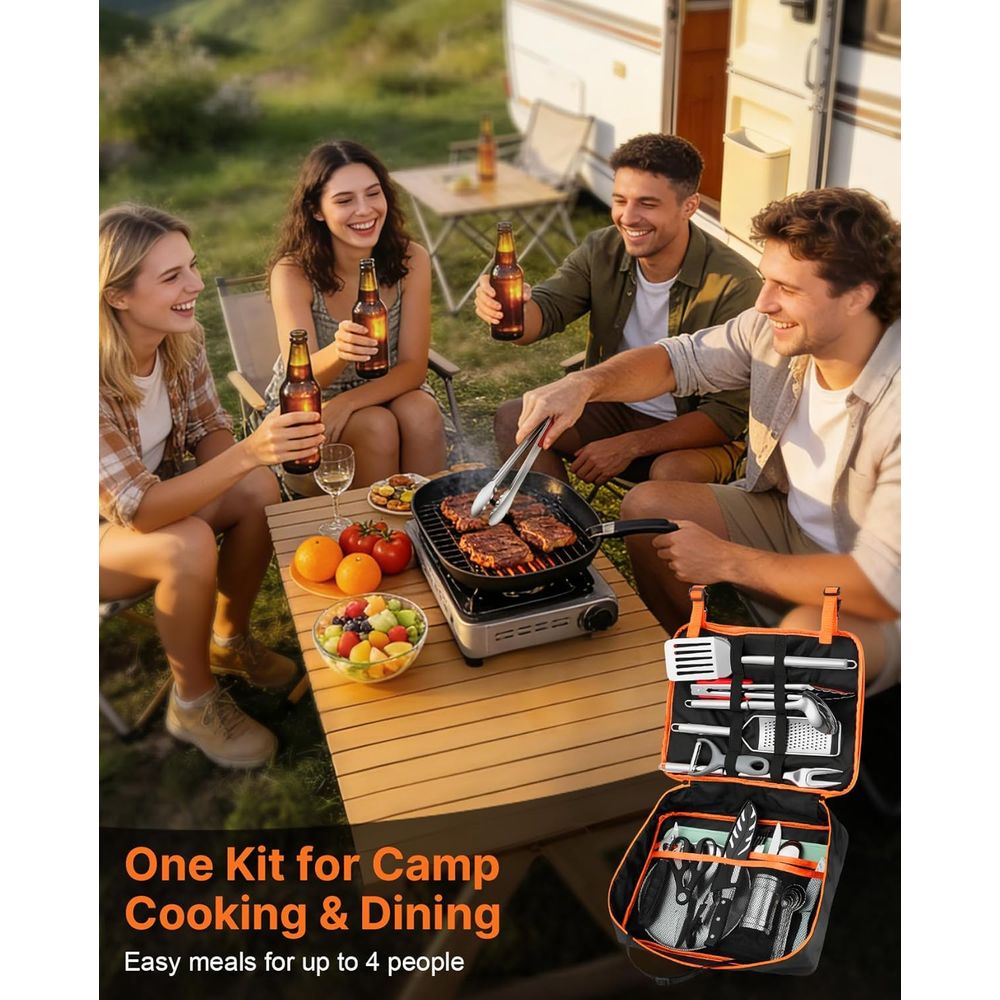 Compact Camping Kitchen Set wi – Camping Cooking Kitchen recenzja i cena