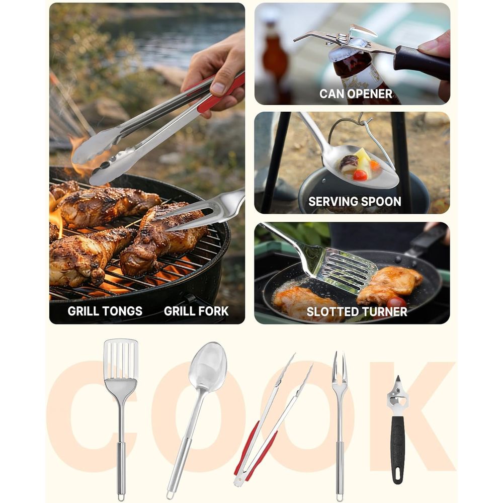 Compact Camping Kitchen Set wi – Camping Cooking Kitchen recenzja i cena
