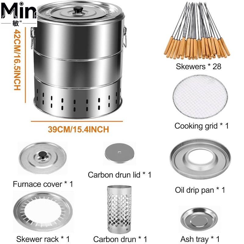 Portable Stainless Steel Wrap- – Camping Cooking Grate recenzja i cena