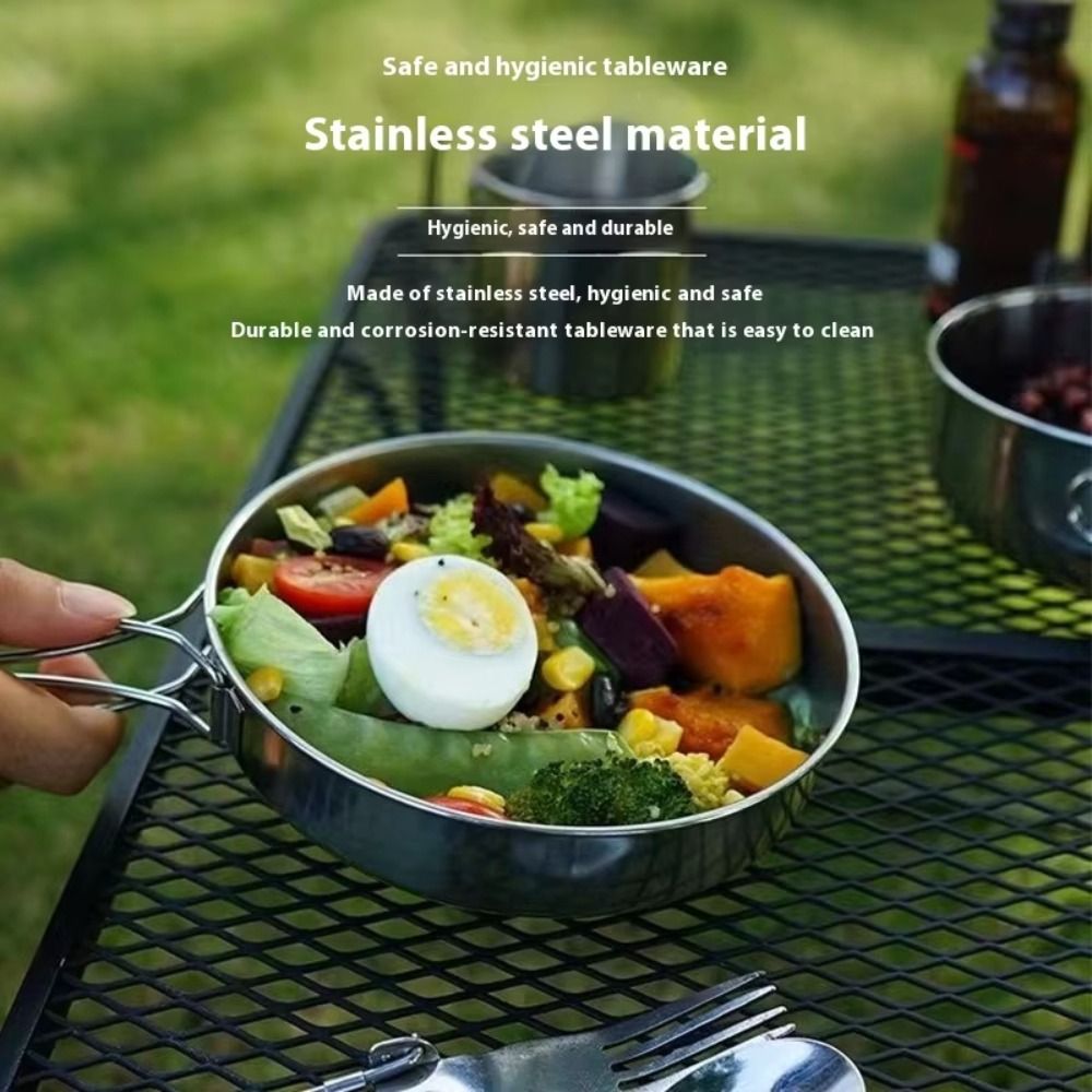 5Pcs 304 Stainless Steel Campi – Camping Cooking Pot recenzja i cena