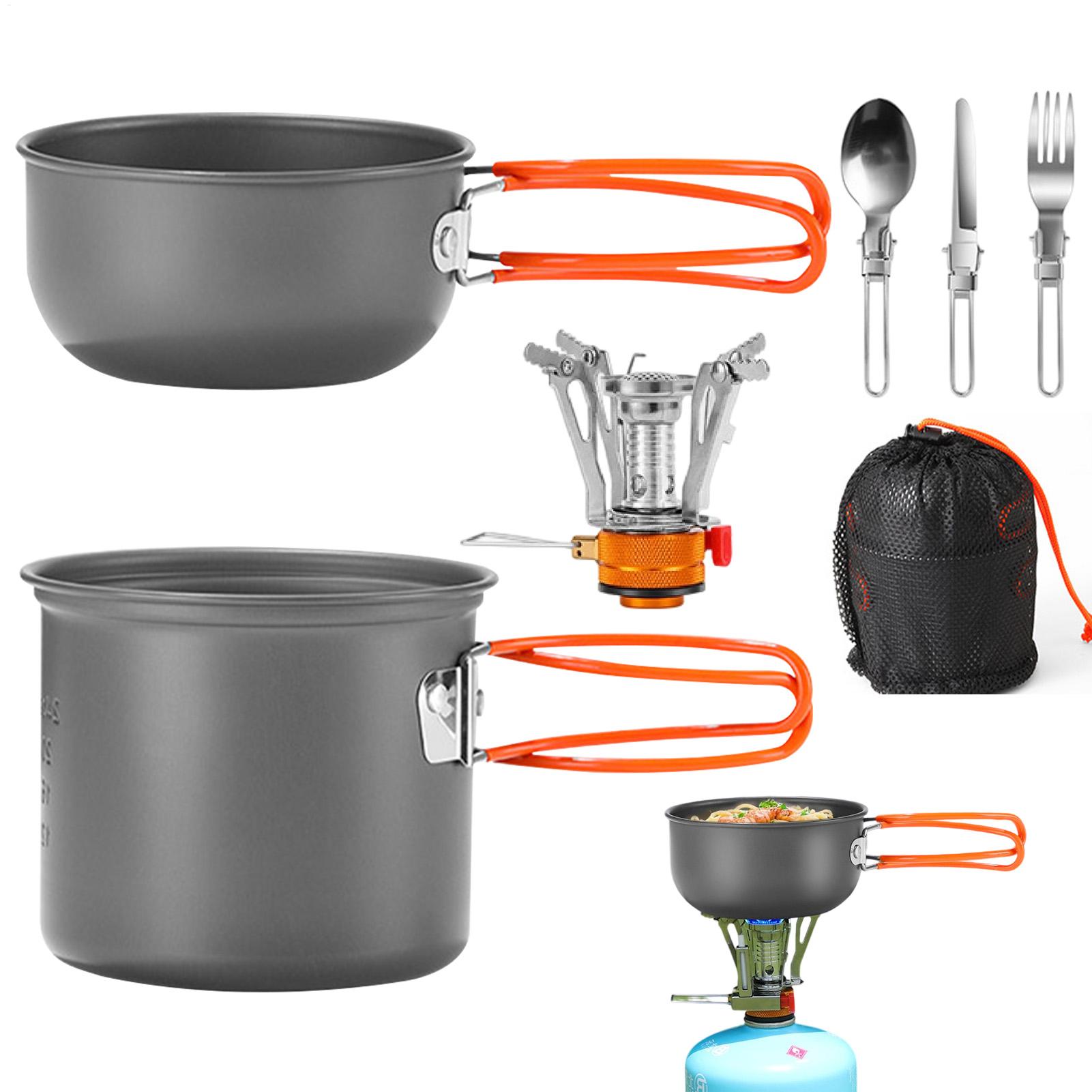 Portable Camping Cookware Set  – Camping Cooking No Gas recenzja i cena