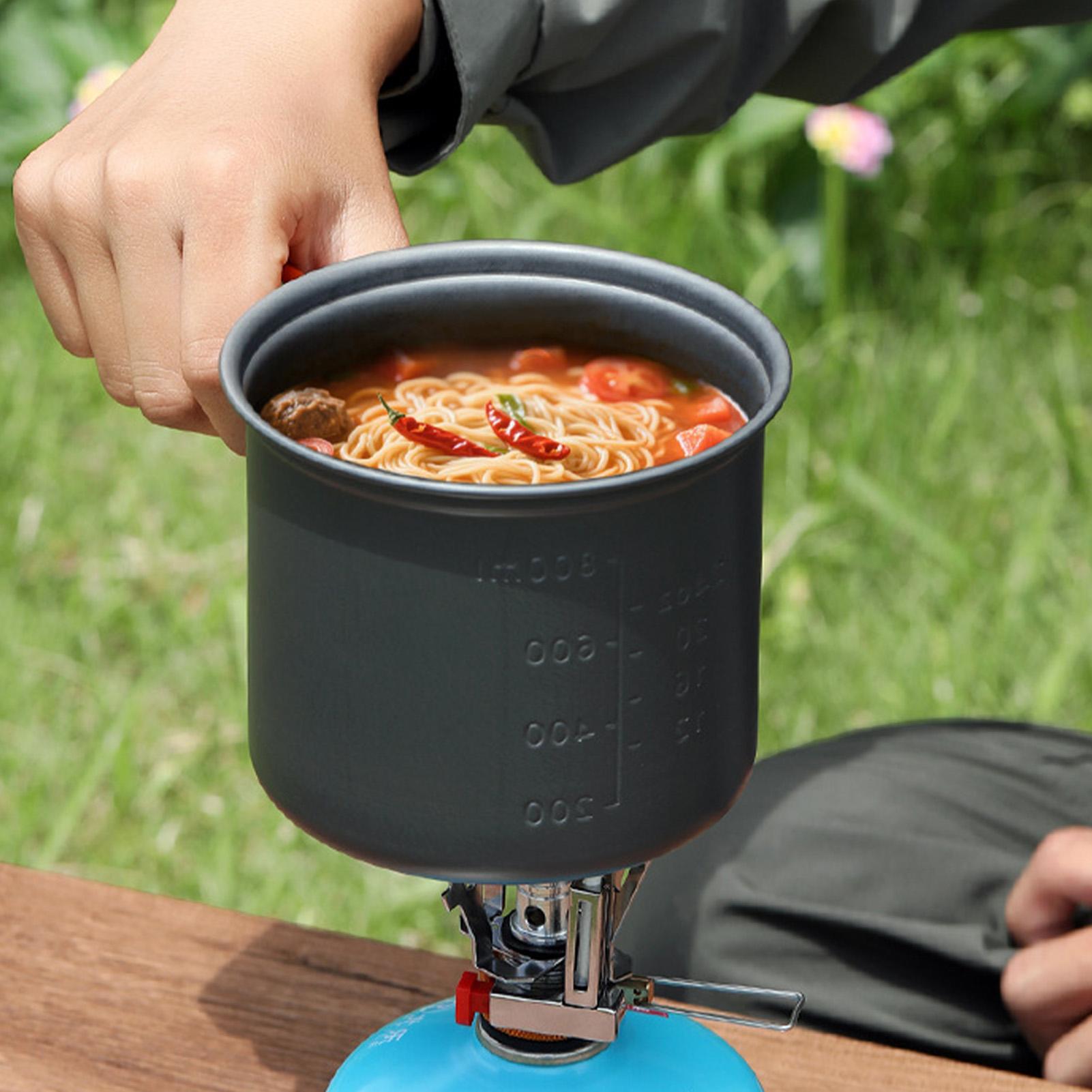 Portable Camping Cookware Set  – Camping Cooking No Gas recenzja i cena