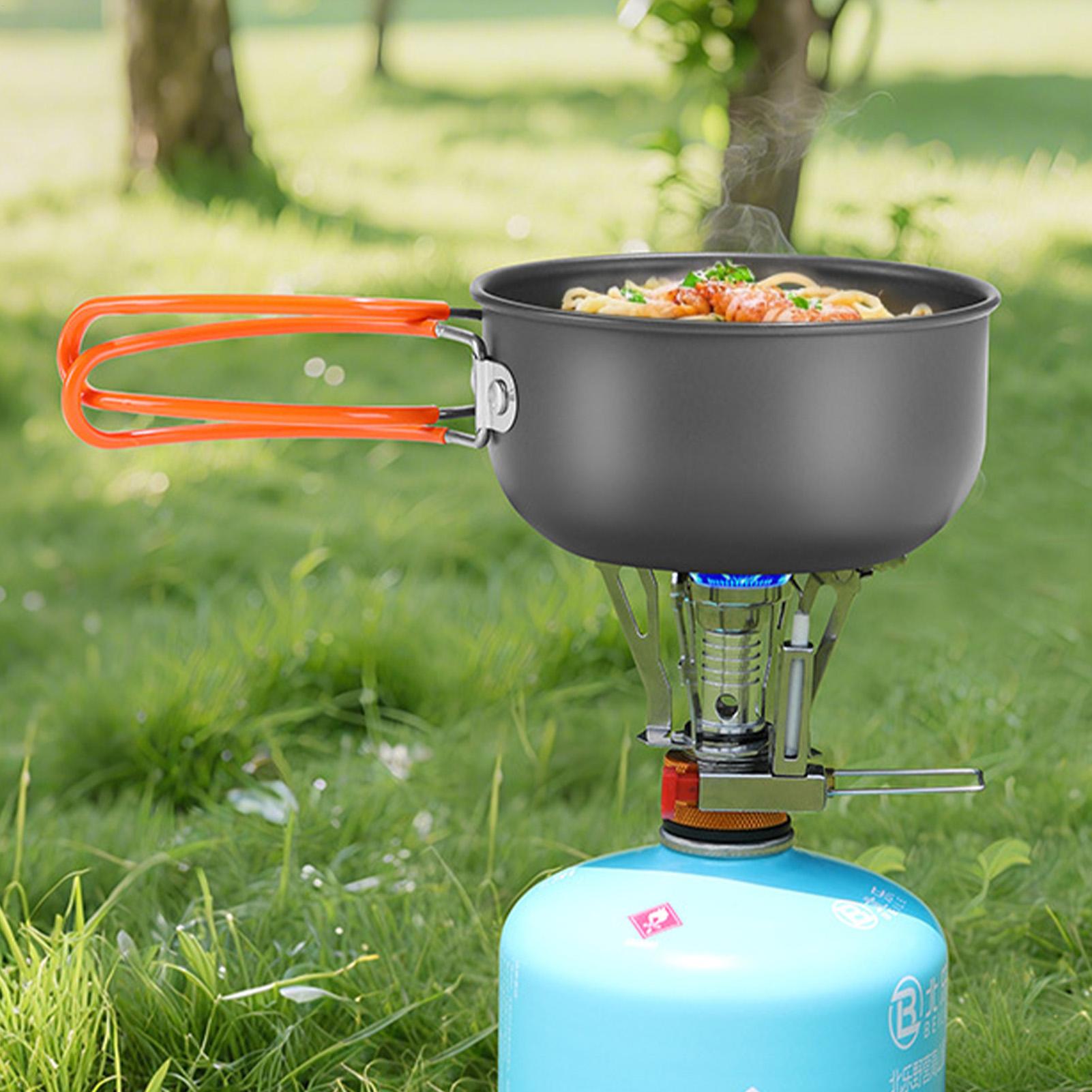 Portable Camping Cookware Set  – Camping Cooking No Gas recenzja i cena