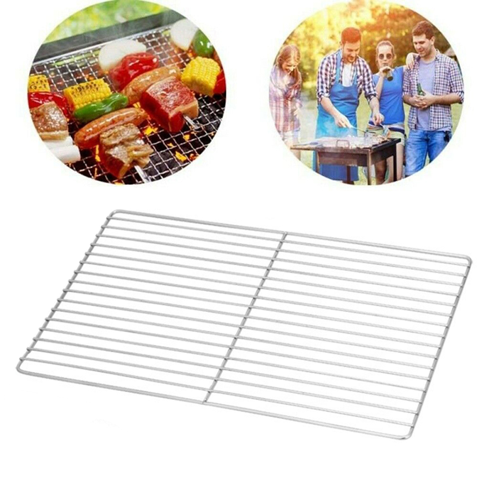Stainless Steel BBQ Grill Grid – Camping Cooking Grate recenzja i cena