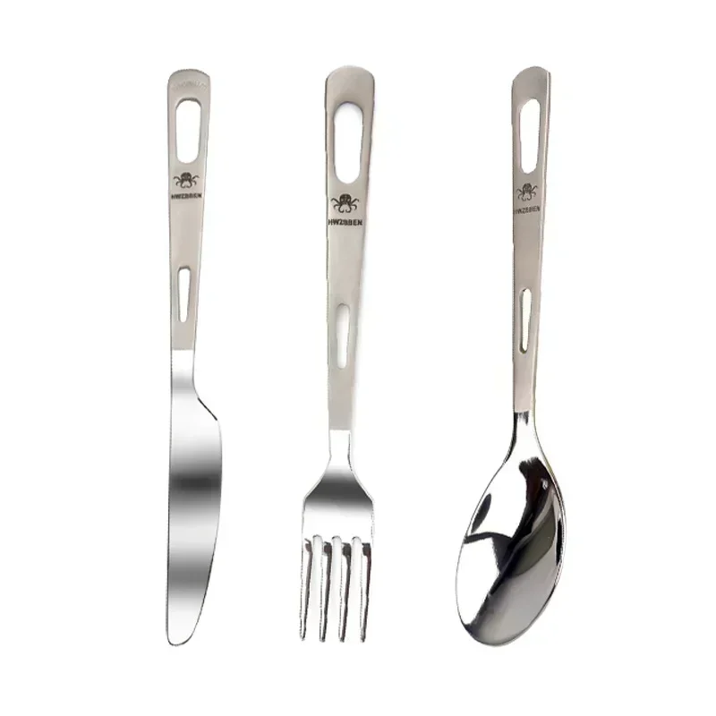 HWZBBEN Titanium Fork Spoon Kn – Camping Cooking Full Set recenzja i cena
