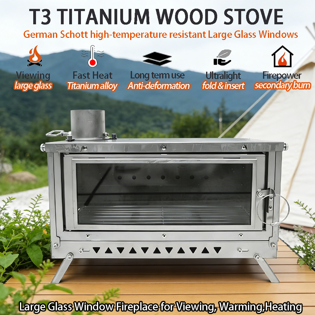 DANCHEL OUTDOOR T3 Titanium Al – Camping Cooking Heater recenzja i cena