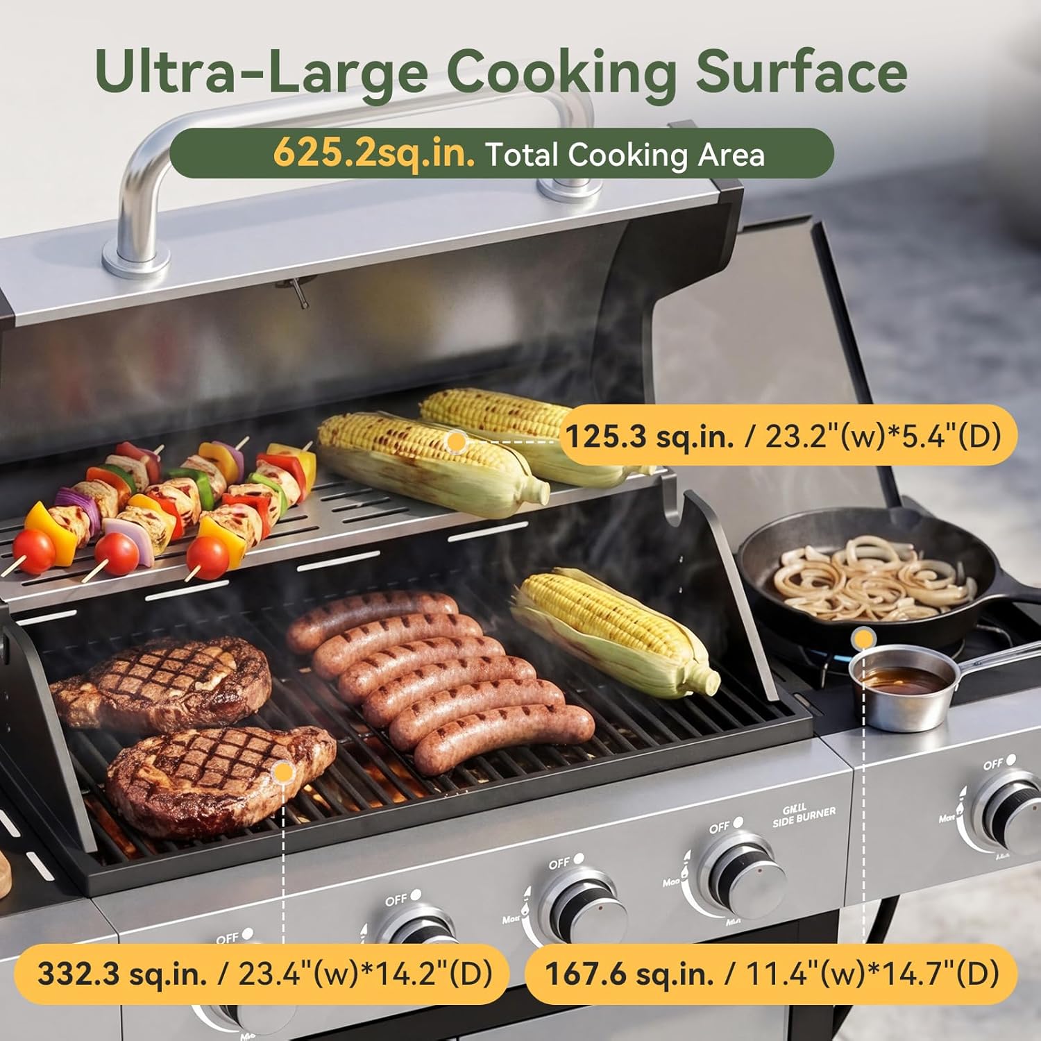Stainless Steel Propane Gas Gr – Camping Cooking Grate recenzja i cena
