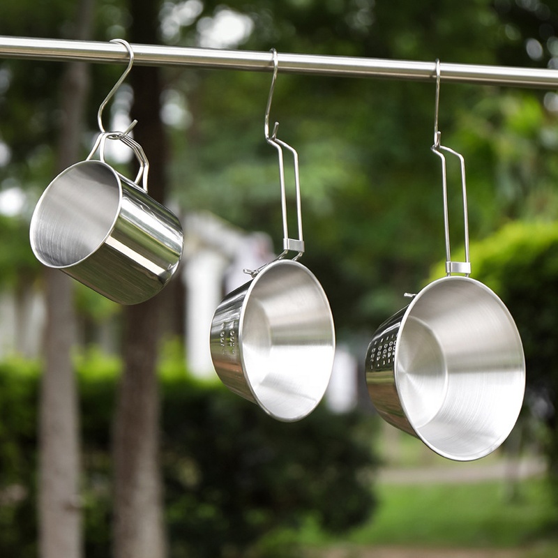 Hot Sale 304 Stainless Steel O – Camping Cooking Mess Kit recenzja i cena