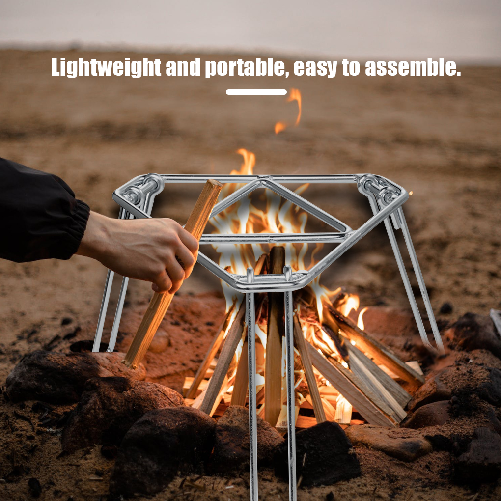 Stainless Steel Campfire Rack  – Camping Cooking Grate recenzja i cena