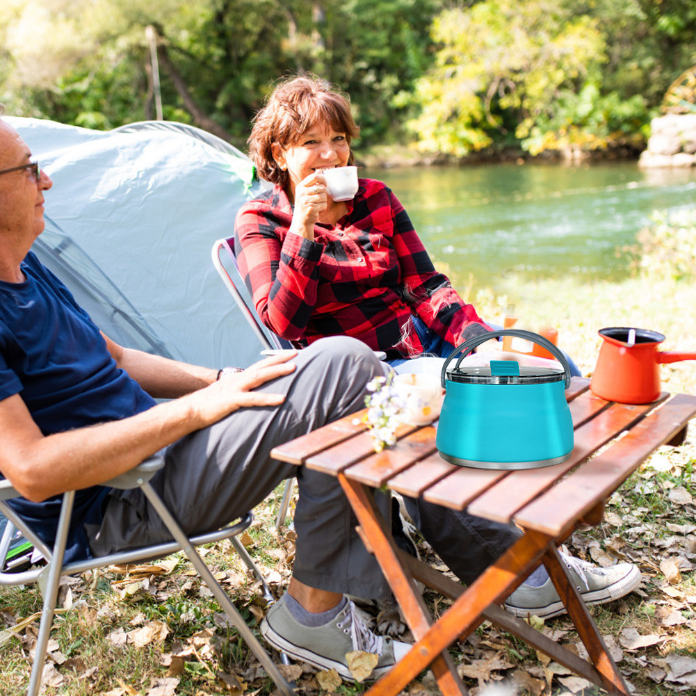 1L Outdoor Silicone Kettle  Ca – Camping Cooking Gifts recenzja i cena