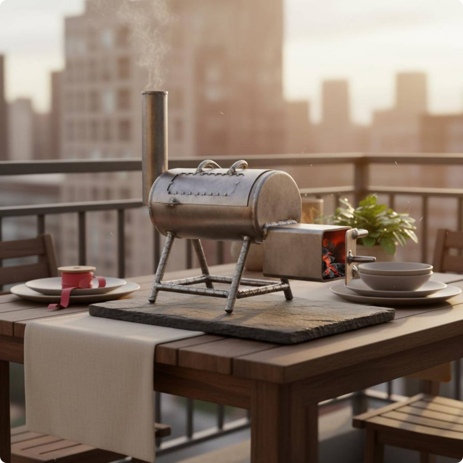 Mini Grill Gift Idea Portable  – Camping Cooking Gifts recenzja i cena