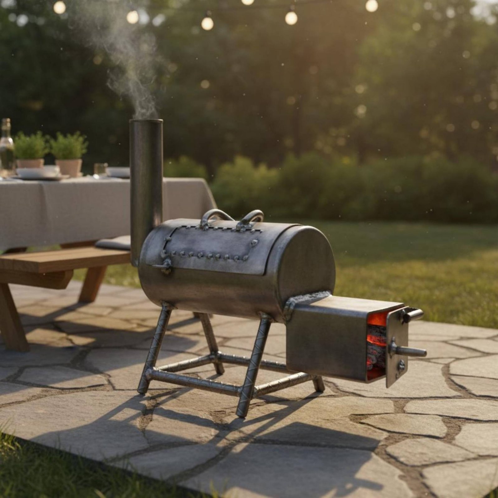 Mini Grill Gift Idea Portable  – Camping Cooking Gifts recenzja i cena