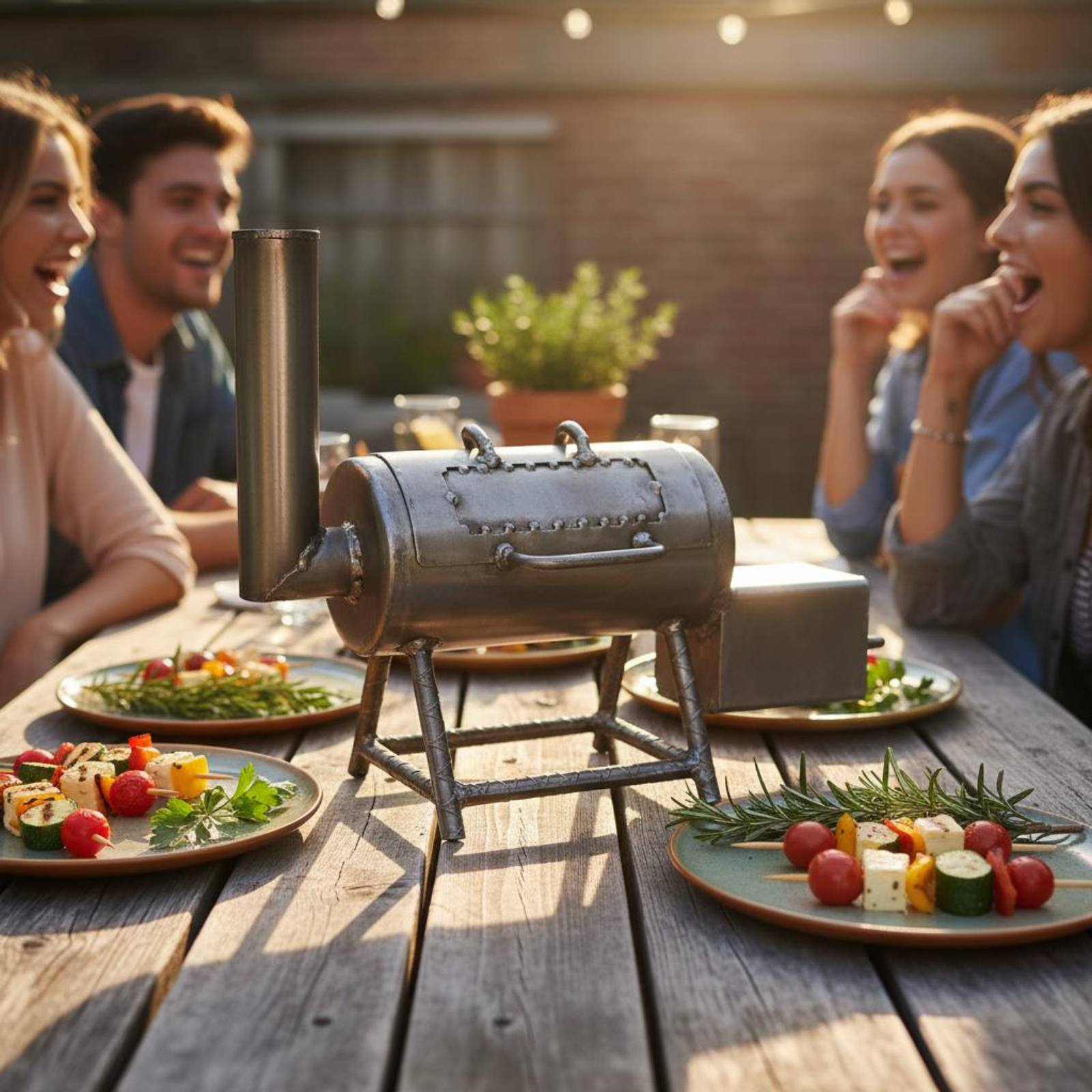 Mini Grill Gift Idea Portable  – Camping Cooking Gifts recenzja i cena
