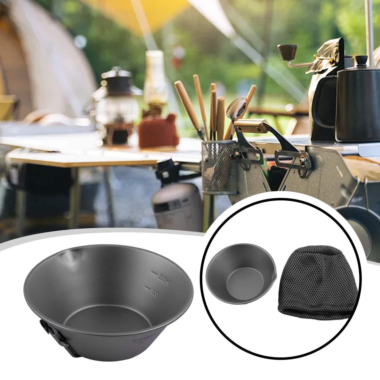 Ultralight Foldable Camping Bo – Camping Cooking Mess Kit recenzja i cena