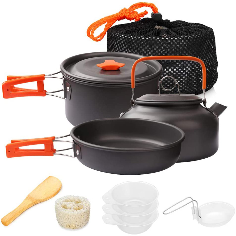 1pcs/1set Camping Cookware Kit – Camping Cooking Full Set recenzja i cena